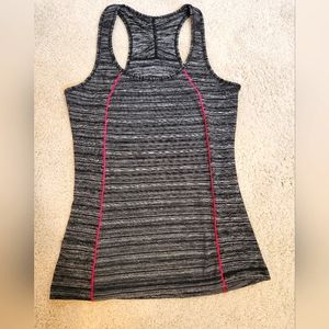 💥SALE💥90 Degree by Reflex Razor Back Athletic Top, Large, Black, Hot Pink